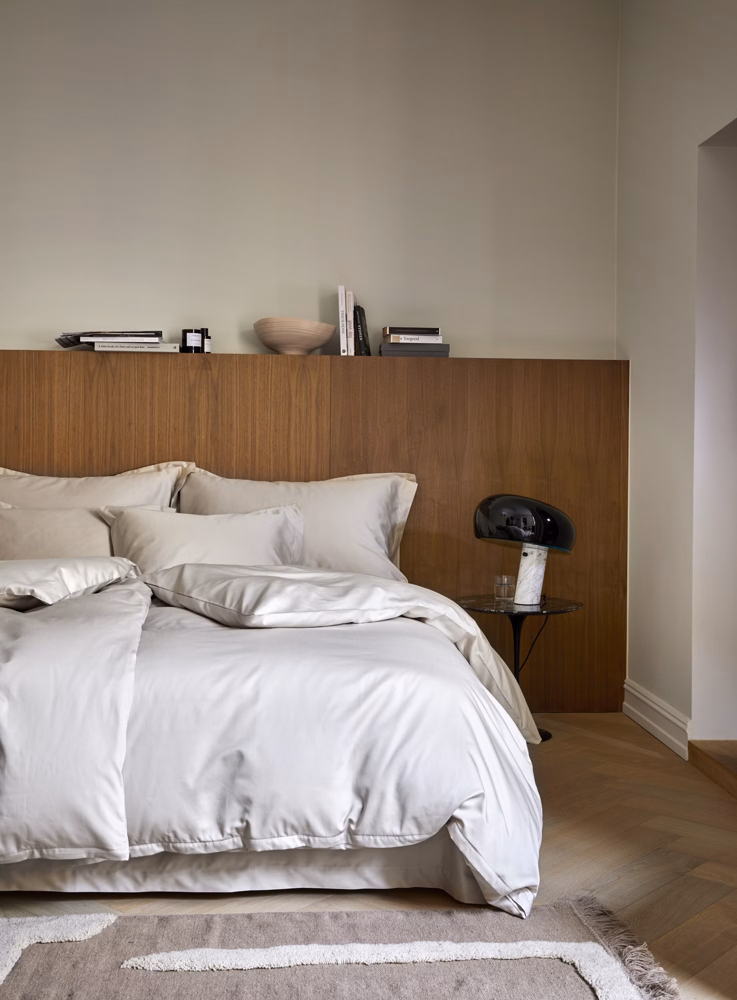 Elegance satengsengesett beige