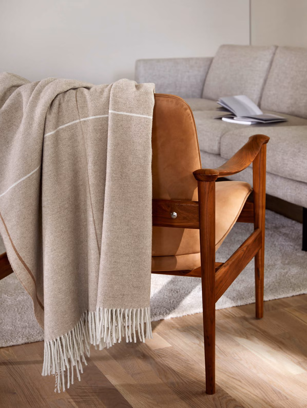 Monte Viso ullpledd beige