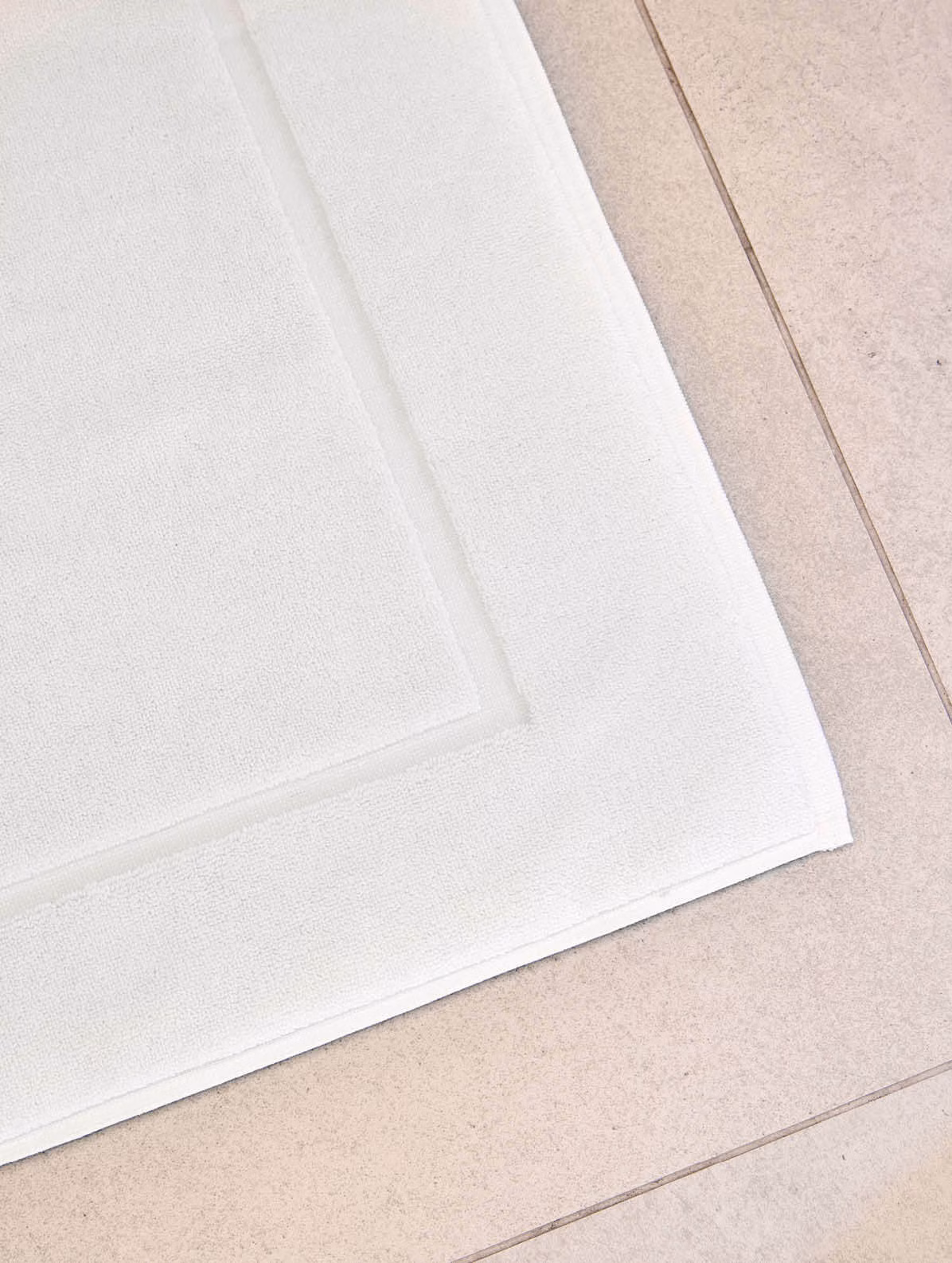 Classic badematte hvit