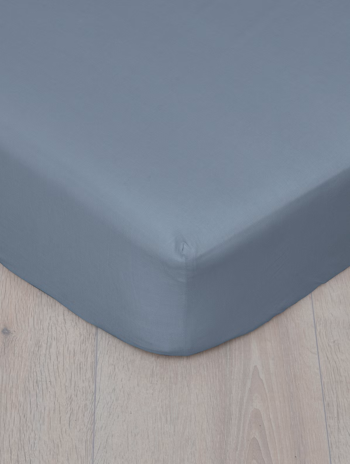 Formsydd laken bomull jeansblå