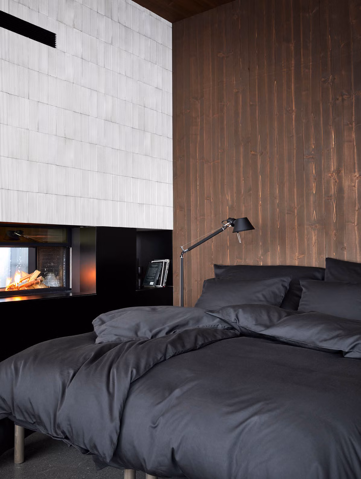 Harmoni satengsengesett dempet sort