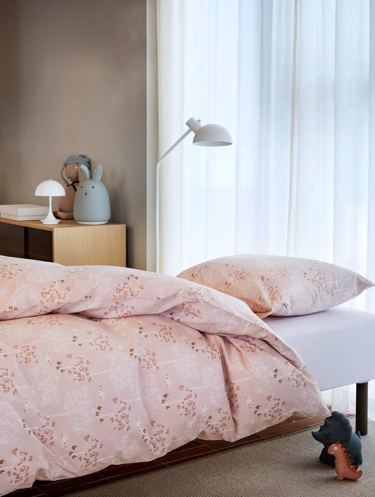 Kira sengesett barn varm rosa