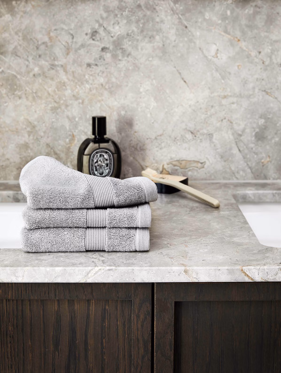 Spa vaskeklut lys grå