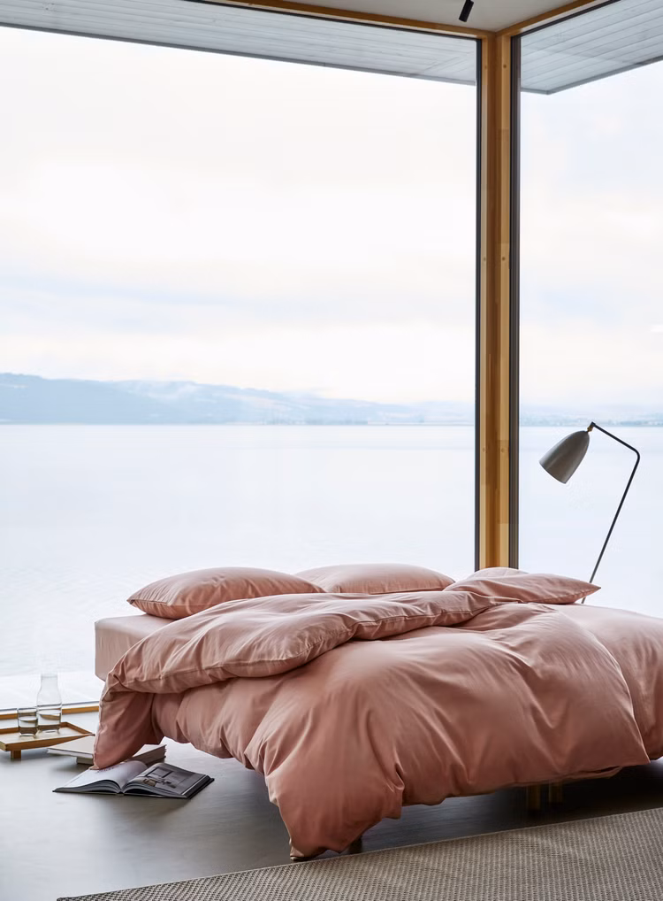 Harmoni satengsengesett varm rosa